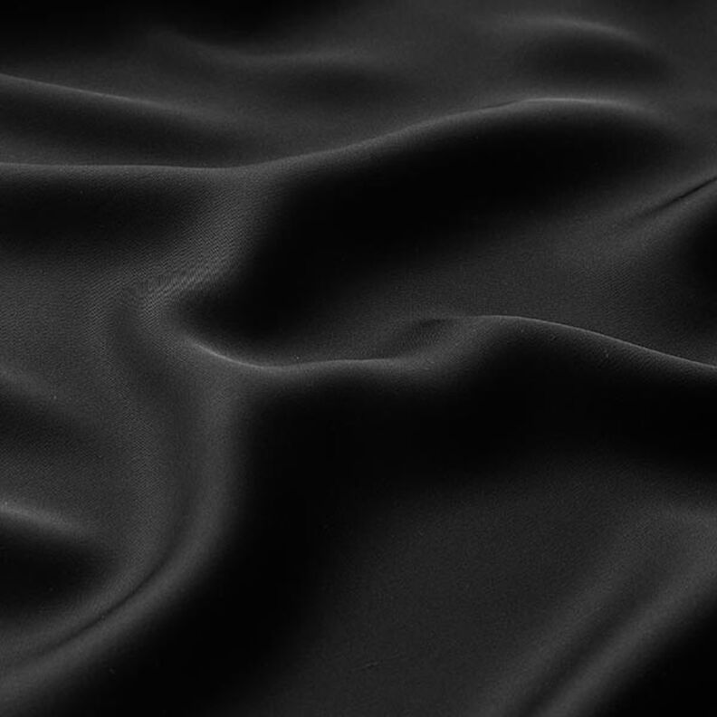 Viscose Satin Plain – black,  image number 3