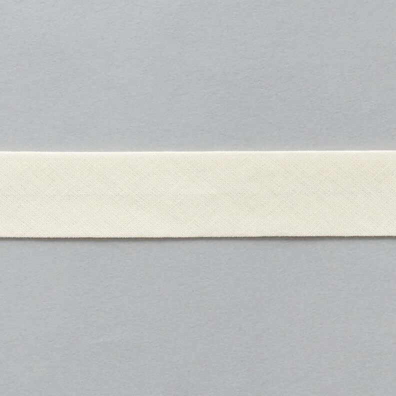 Bias binding Organic cotton [20 mm] – offwhite,  image number 1