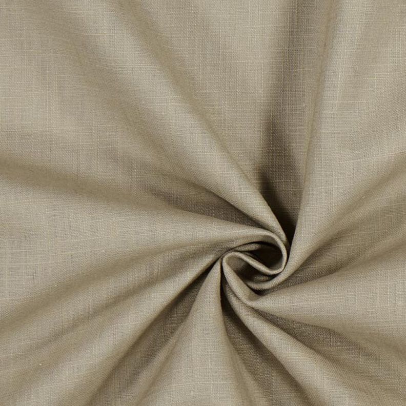Linen fabric Ramie mix medium – light taupe, image number 1