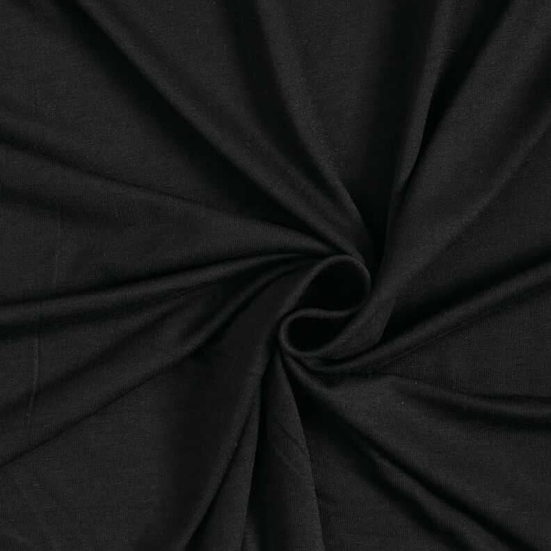 Medium summer jersey viscose – black,  image number 1
