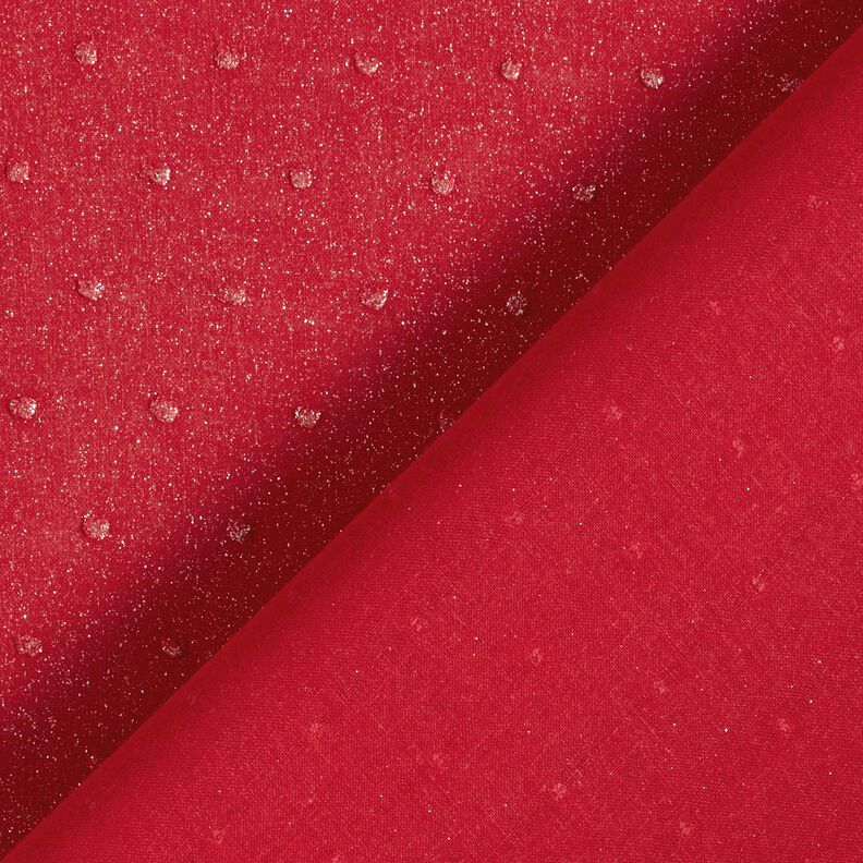 Shimmer dobby cotton batiste – red,  image number 4