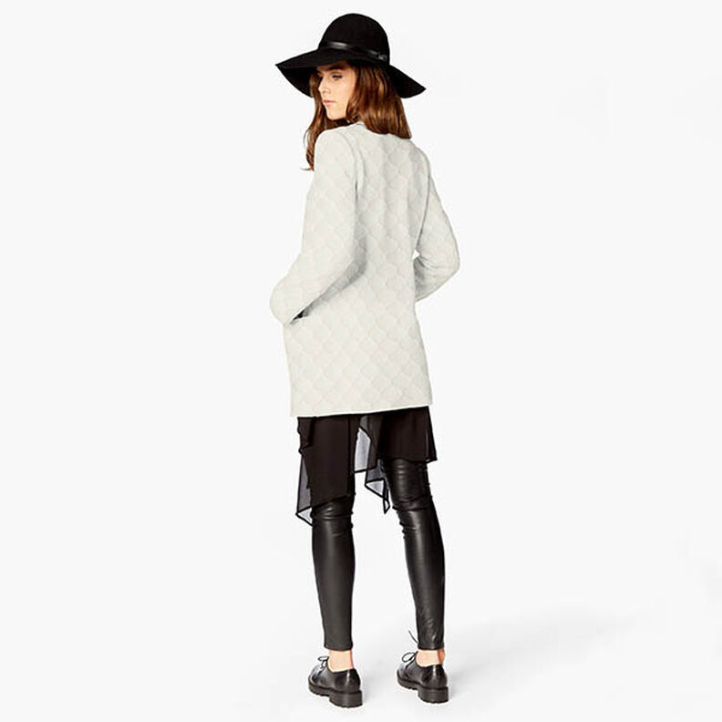 Quilted Fabric Circle Print – offwhite,  image number 6