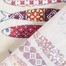 Decor Fabric Canvas Sardines – red/natural,  thumbnail number 4