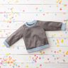 Cuffing Fabric Plain – light blue,  thumbnail number 6