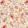Viscose Blend Retro flowers – ivory/pale berry,  thumbnail number 1