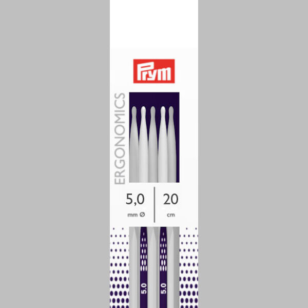 5.0 | 20 cm Sock Knitting Needle Ergonomics | Prym,  image number 2