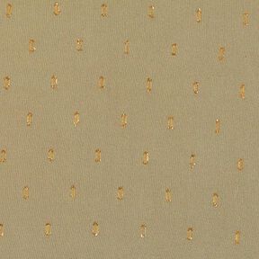 Glitter Droplets Viscose – light olive, 