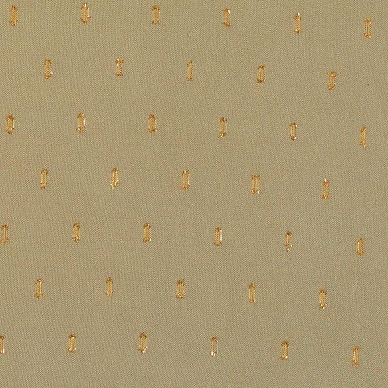 Glitter Droplets Viscose – light olive,  image number 1