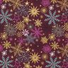 Cotton Poplin Star Mix – burgundy/gold,  thumbnail number 1