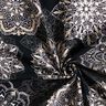 Cotton Jersey Mandalas | Glitzerpüppi – black/silver grey,  thumbnail number 3