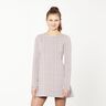 French Terry cable knit print – light beige,  thumbnail number 5
