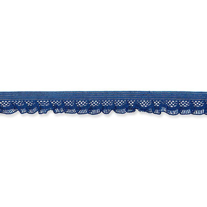 Elasticated Ruffle [15 mm] – navy blue,  image number 2