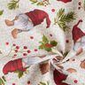 Decor Fabric Canvas Gnome with hat – light beige/dark red,  thumbnail number 3