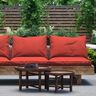 Outdoor Fabric Canvas Plain – terracotta,  thumbnail number 5