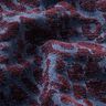 Trouser fabric denim look leopard print – aubergine/denim blue,  thumbnail number 2