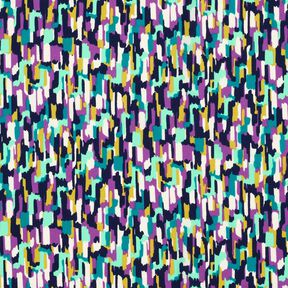 Crepe fabric brush strokes – pale mint/red lilac, 