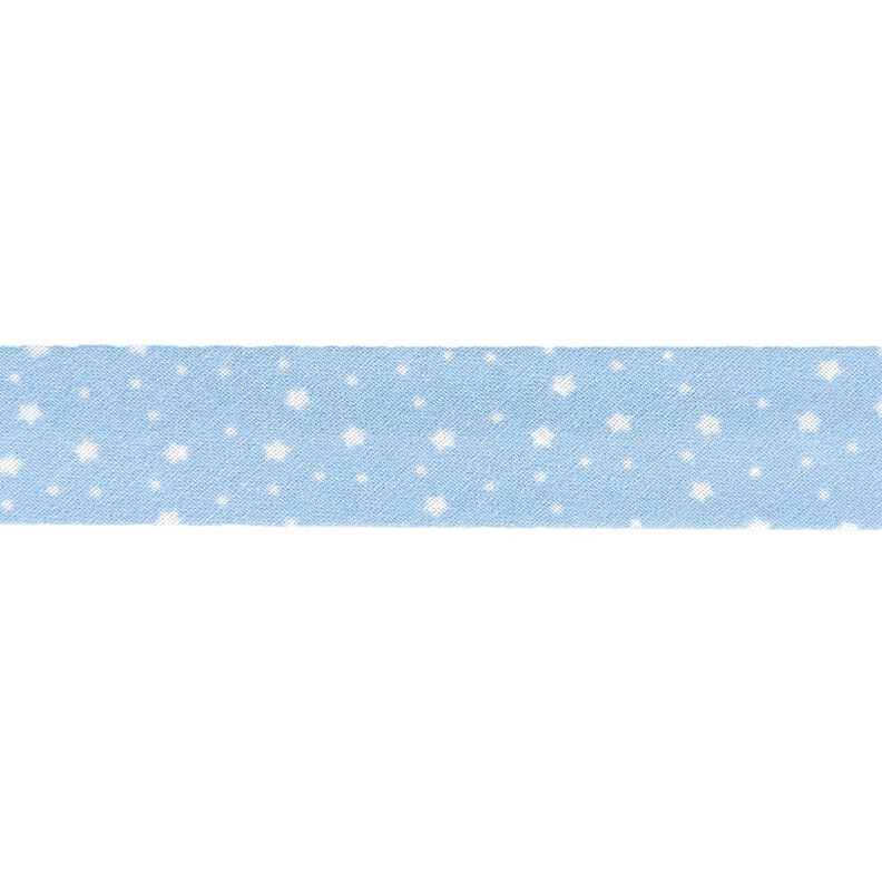 Bias binding Stars Organic cotton [20 mm] – light blue,  image number 1