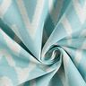 Outdoor Fabric Jacquard Ikat Print – sky blue,  thumbnail number 3