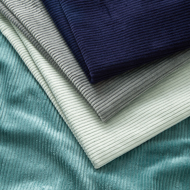 Chunky Corduroy pre-washed Plain – terracotta,  image number 7