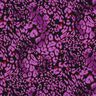 Stretch viscose digital leopard print – black/red lilac,  thumbnail number 1