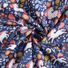 Cotton Poplin Floral Unicorn Digital Print – indigo,  thumbnail number 3