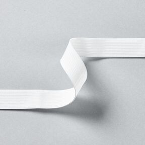 Smooth elastic tape [3 m | 20 mm] – white, 