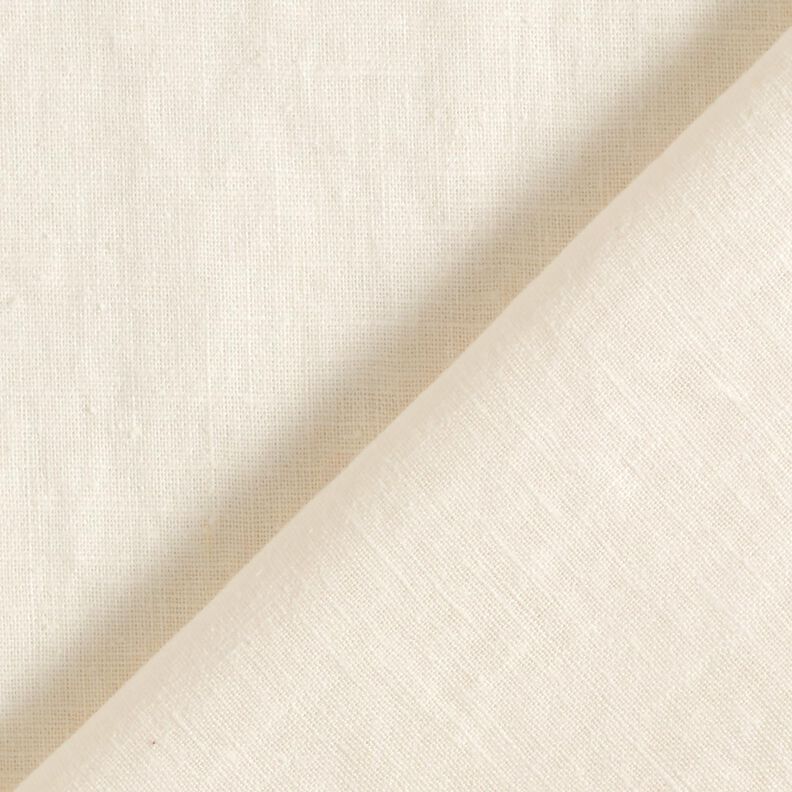 Lightweight linen blend pre-washed – cream,  image number 4