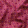Cotton Poplin festive tiles – berry/gold,  thumbnail number 2