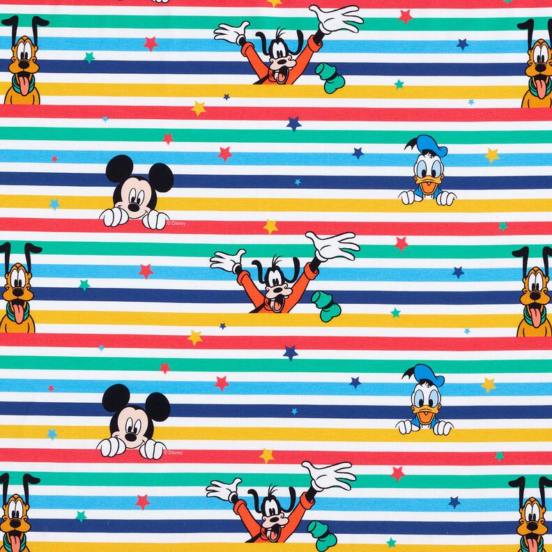Cotton Jersey Mickey Mouse and his friends | Disney – white,  image number 1