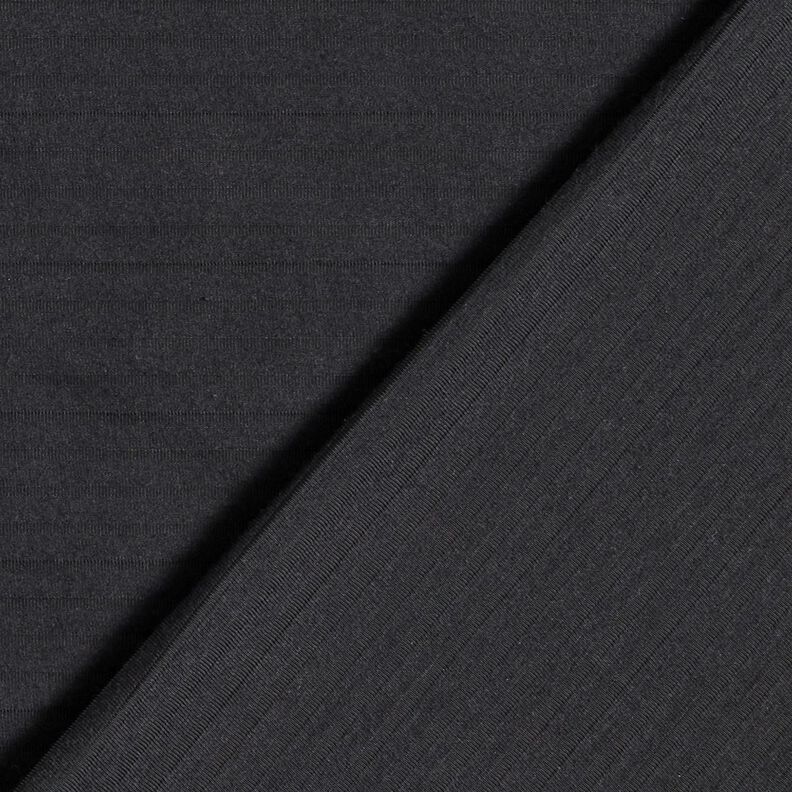 Ribbed Jersey Plain – black,  image number 4