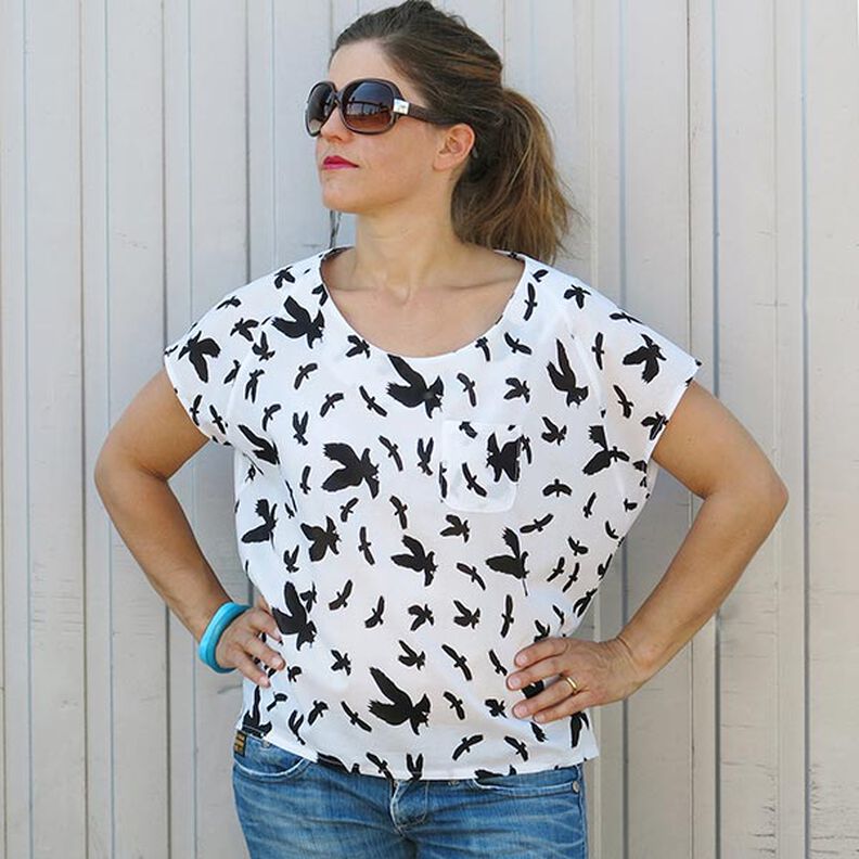 FRAU MIA - loose raglan blouse, Studio Schnittreif | XS - XL,  image number 2