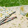 Coated Cotton painted lemons – white/lemon yellow,  thumbnail number 7