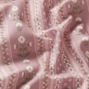 Cotton Poplin flower garlands – dusky pink/offwhite, 