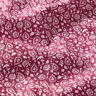 Cotton Cretonne Paisley – burgundy, 