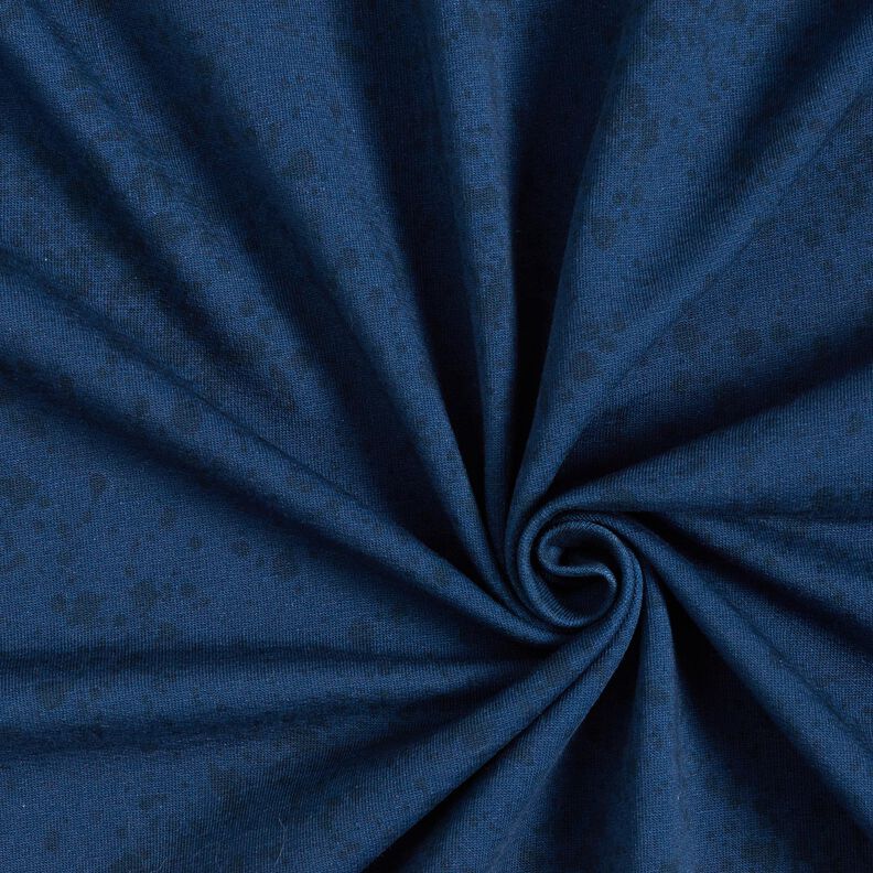 French terry Combination fabric speckles | Glitzerpüppi – navy blue,  image number 3