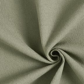Waffle piqué Mini – light olive, 