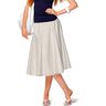 Linen fabric ramie mix stonewashed, heavy quality – light beige,  thumbnail number 5