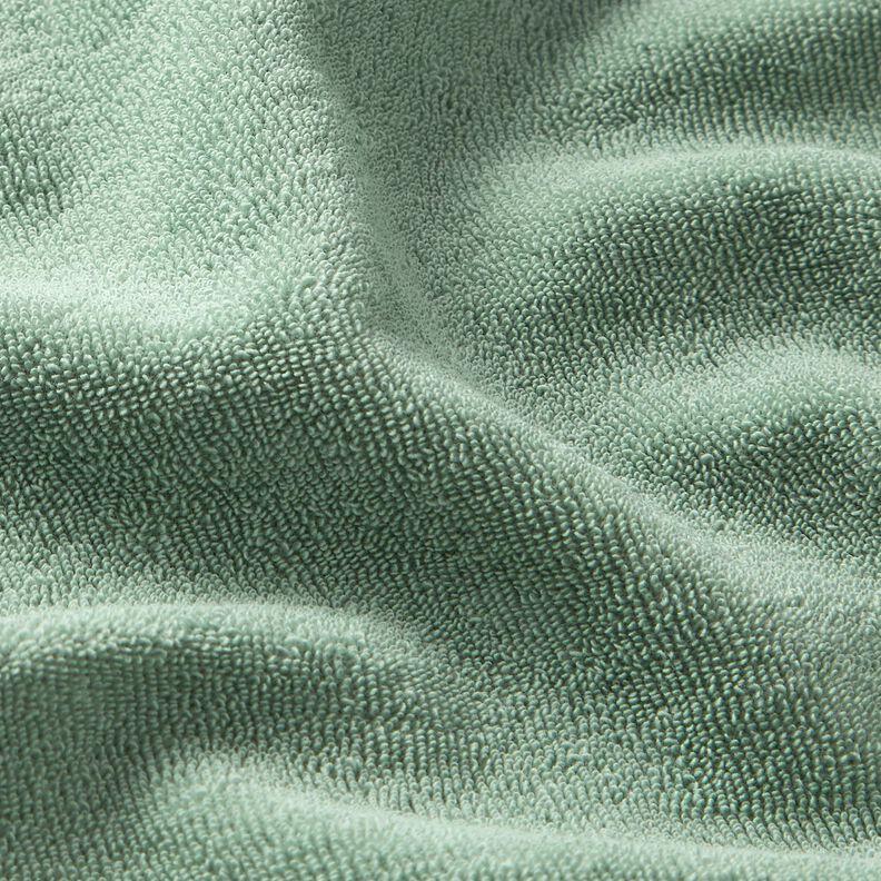 Towelling Fabric Stretch Plain – mint,  image number 2