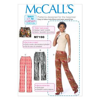 Misses' Shorts and Pants, McCALL'S 7198, 