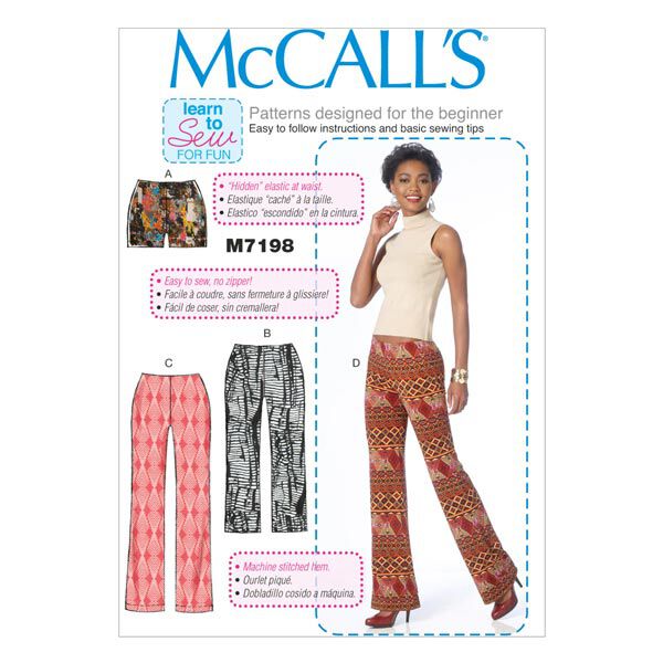 Misses' Shorts and Pants, McCALL'S 7198,  image number 1