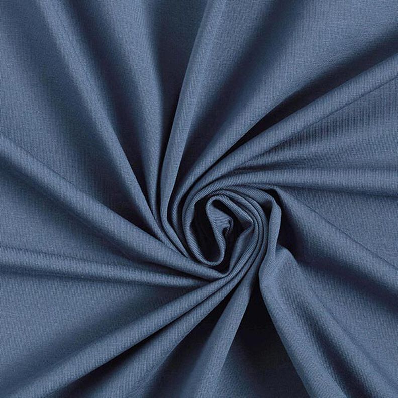 Medium Cotton Jersey Plain – denim blue,  image number 1