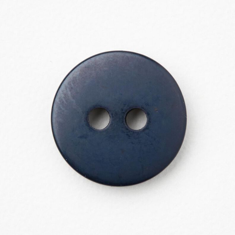 2-hole button round [Ø 11 mm] – midnight blue,  image number 1
