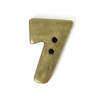 Numeral 7 – Metal-look, 