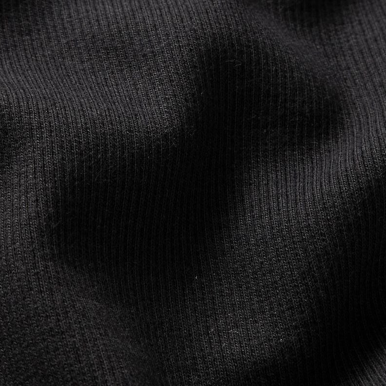 2x2 Ribbing Plain – black,  image number 2