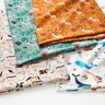 Cotton Cretonne underwater animals – white/aqua blue,  thumbnail number 5