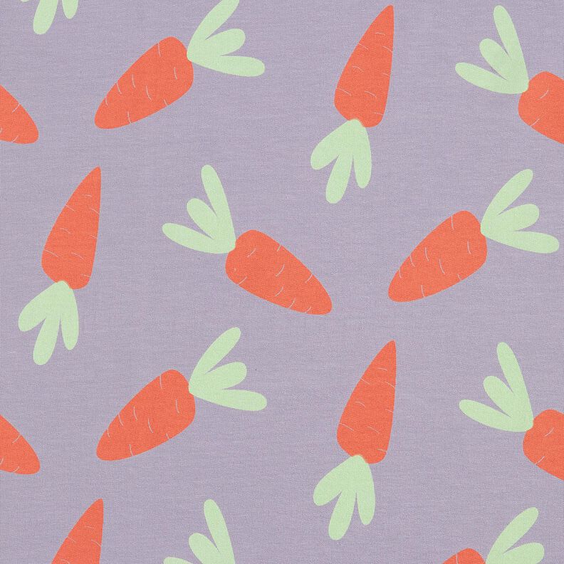 French Terry large carrots – mauve, image number 1