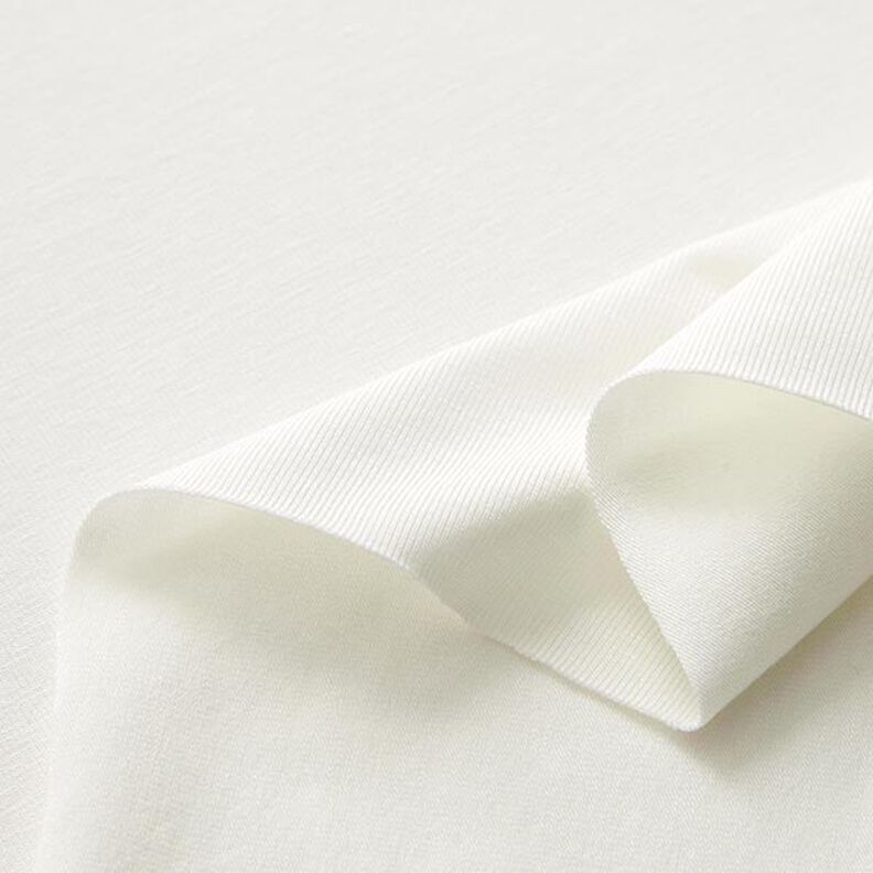 Bamboo Viscose Jersey Plain – offwhite,  image number 4
