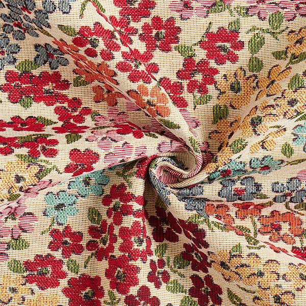 Decor Fabric Tapestry Fabric Floral Beauty light beige red Perfect for Home accessories