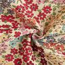 Decor Fabric Tapestry Fabric Floral Beauty – light beige/red,  thumbnail number 3