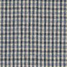 Coat fabric wool blend small check – beige/blue,  thumbnail number 1